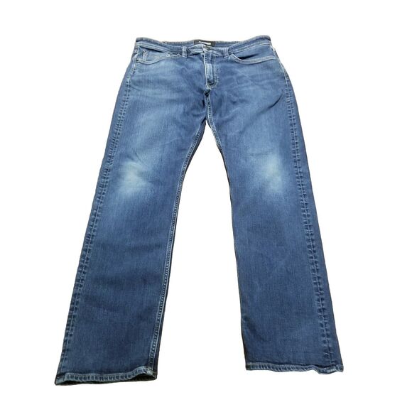 Revtown Sharp Jeans Men's Size 36x34 Decade Denim Stretch Dark Blue (36x32.5) - Picture 1 of 6